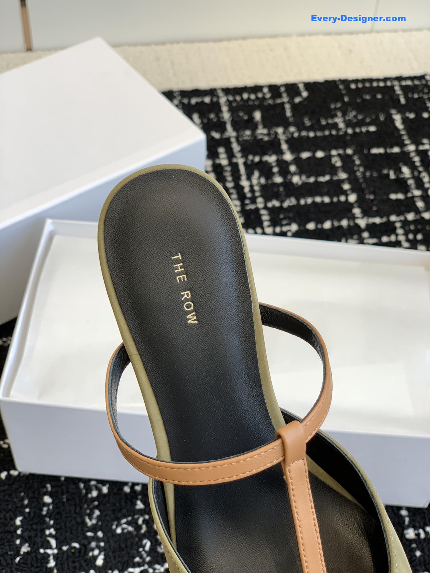 THE ROW T belt cat and muller sandals