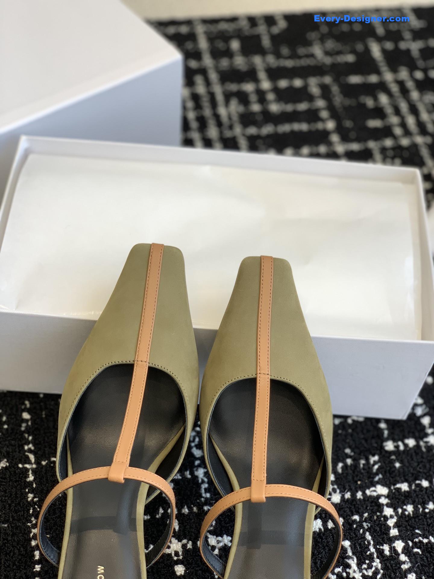 THE ROW T belt cat and muller sandals