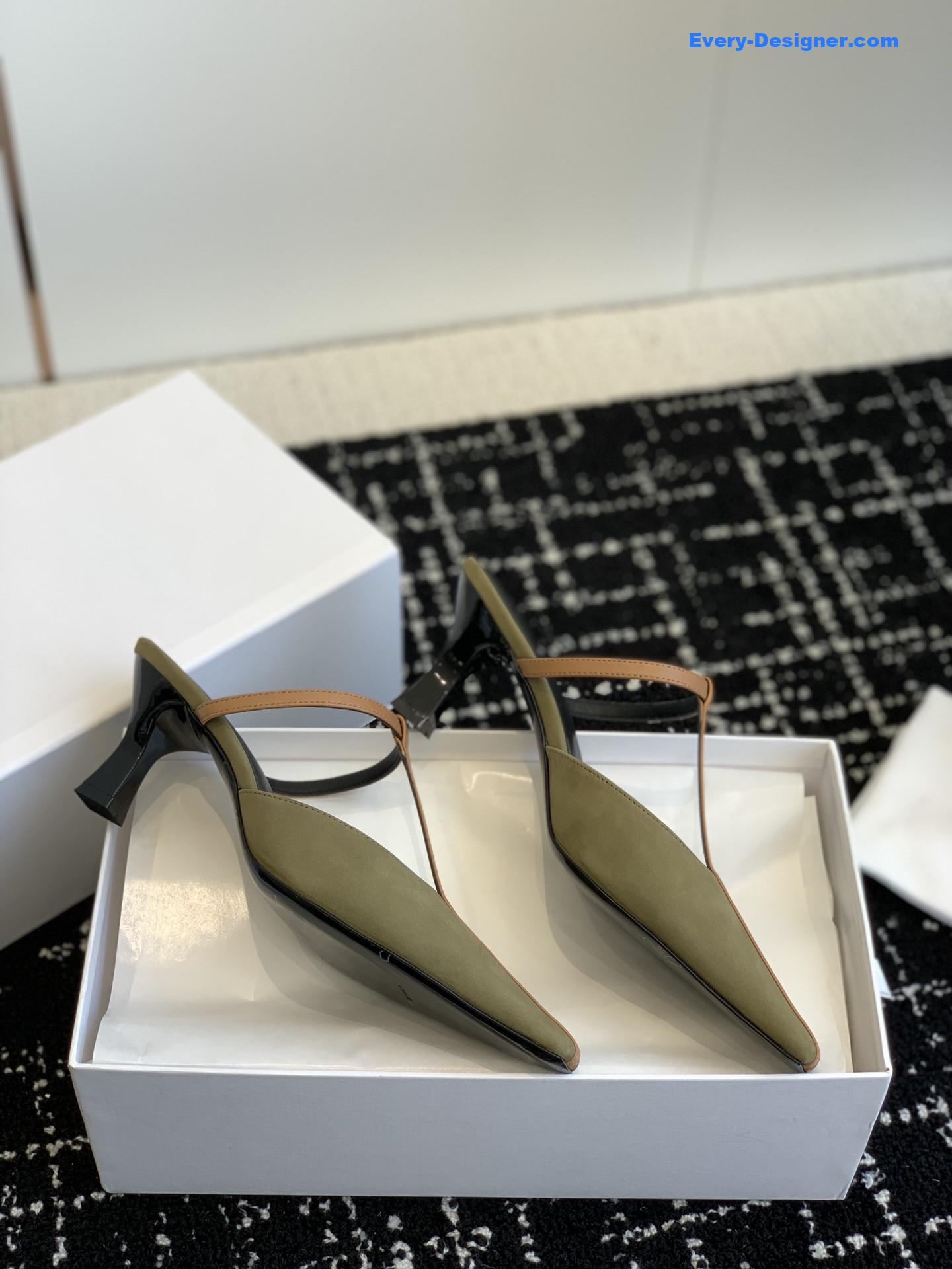 THE ROW T belt cat and muller sandals