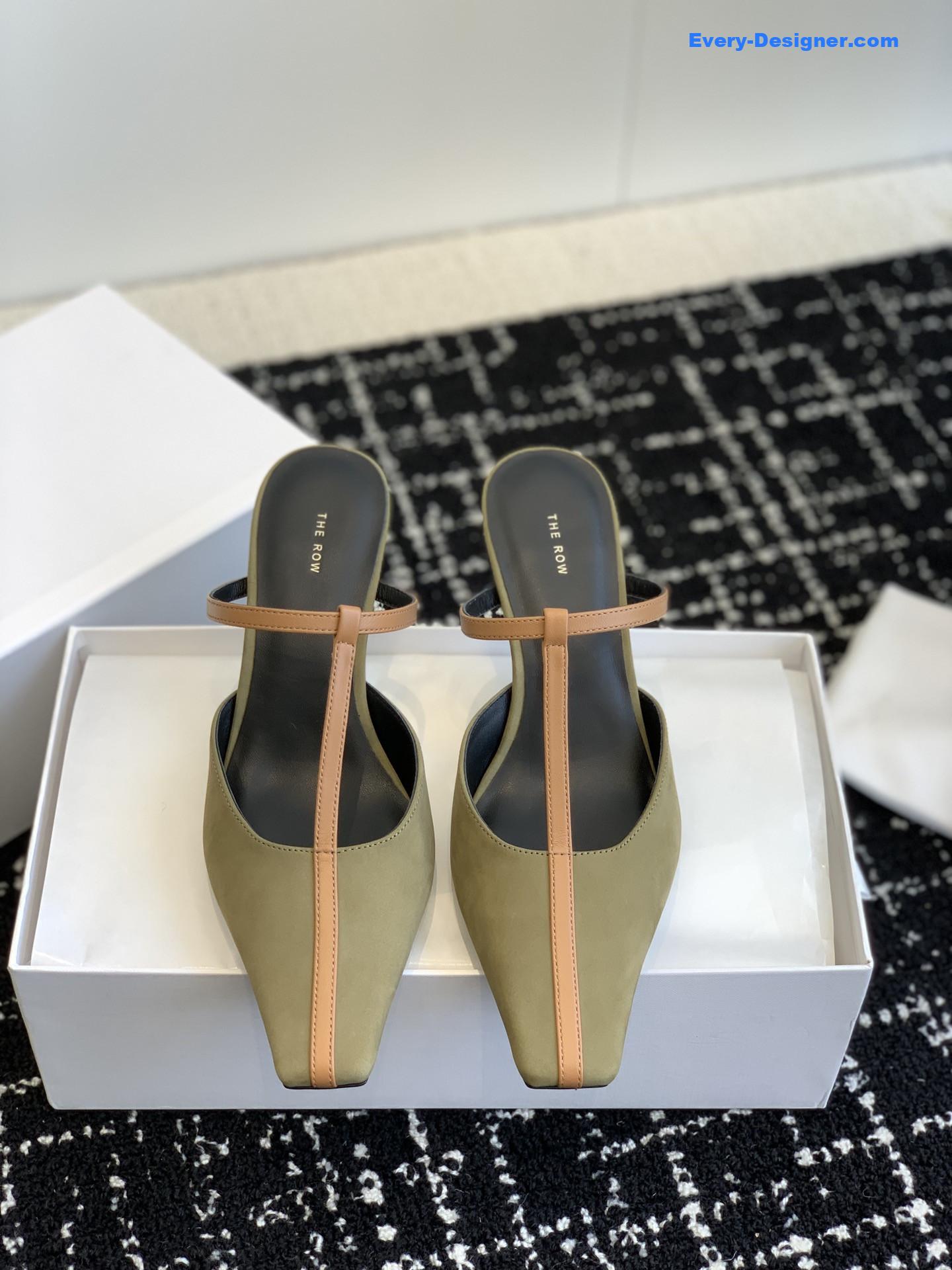 THE ROW T belt cat and muller sandals