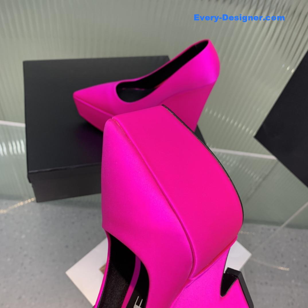 Versace wedge high heel shoes