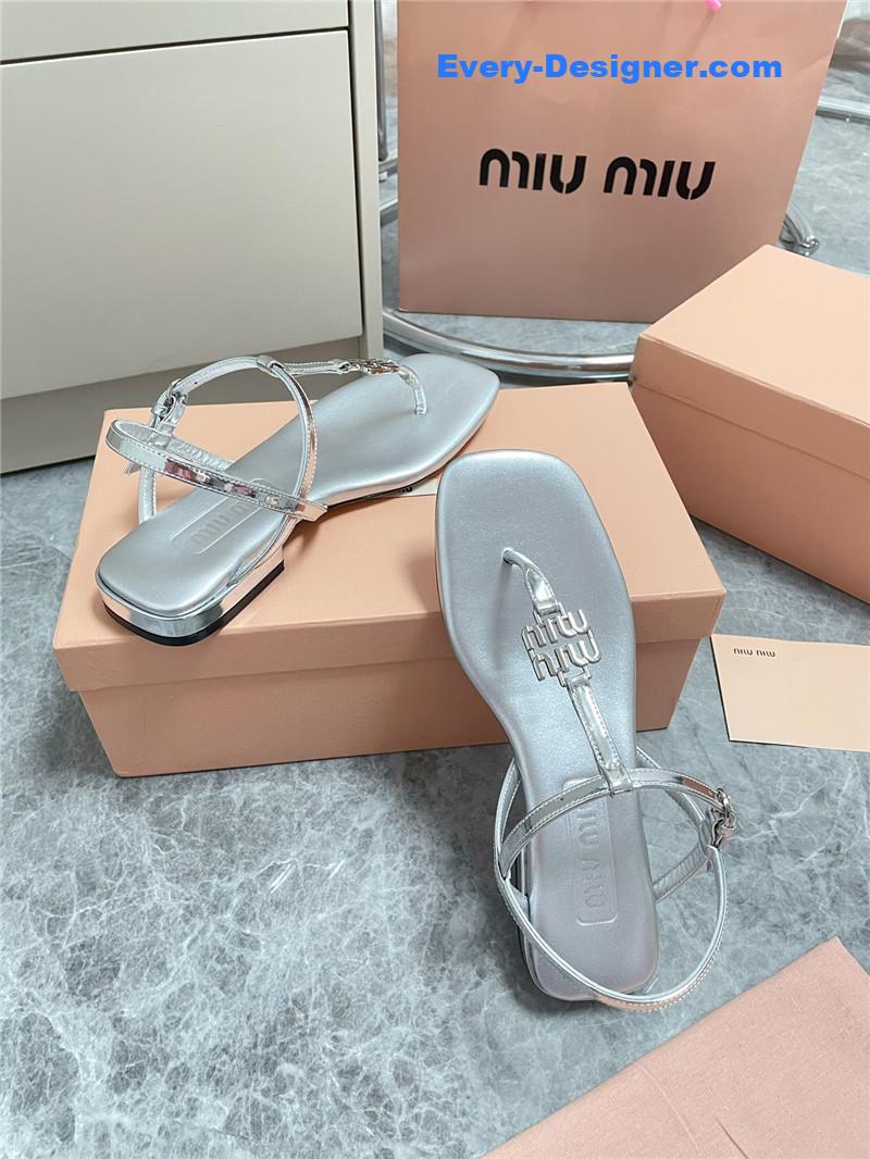 M1um1u spring and summer catwalk new sandals
