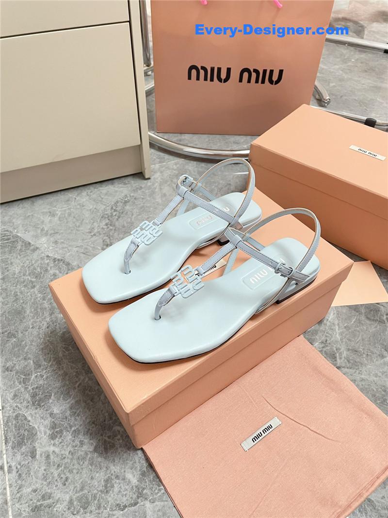 M1um1u spring and summer catwalk new sandals