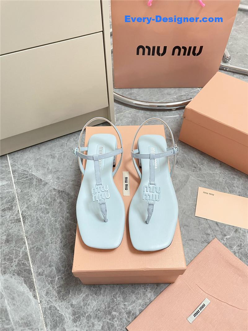 M1um1u spring and summer catwalk new sandals