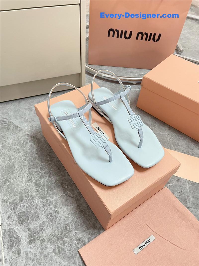 M1um1u spring and summer catwalk new sandals