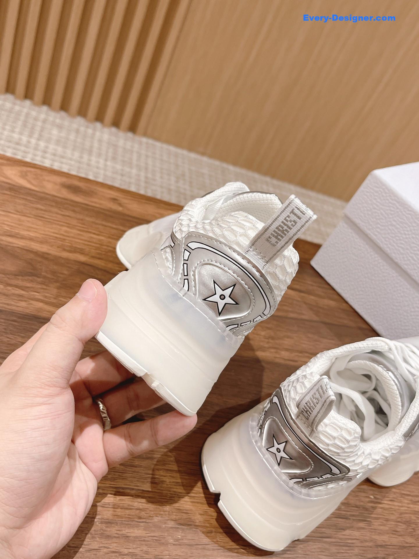 D10r silver vibe chunky sneakers
