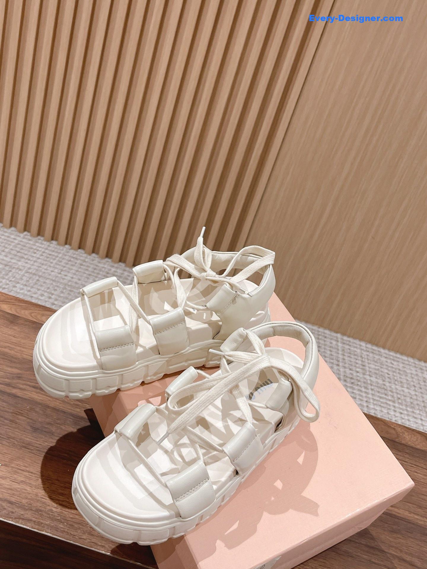 M1um1u spring and summer new casual strappy sandals