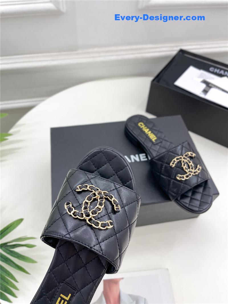 CC counter classic double C buckle slippers