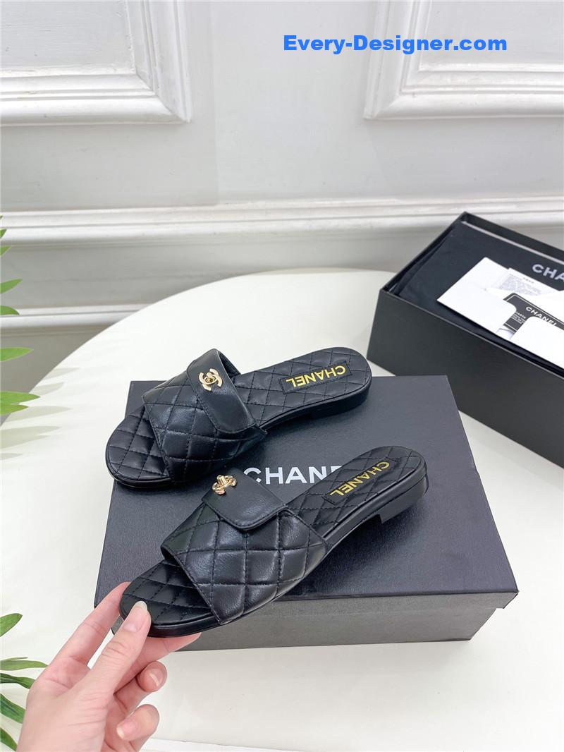 CC counter classic double C buckle slippers