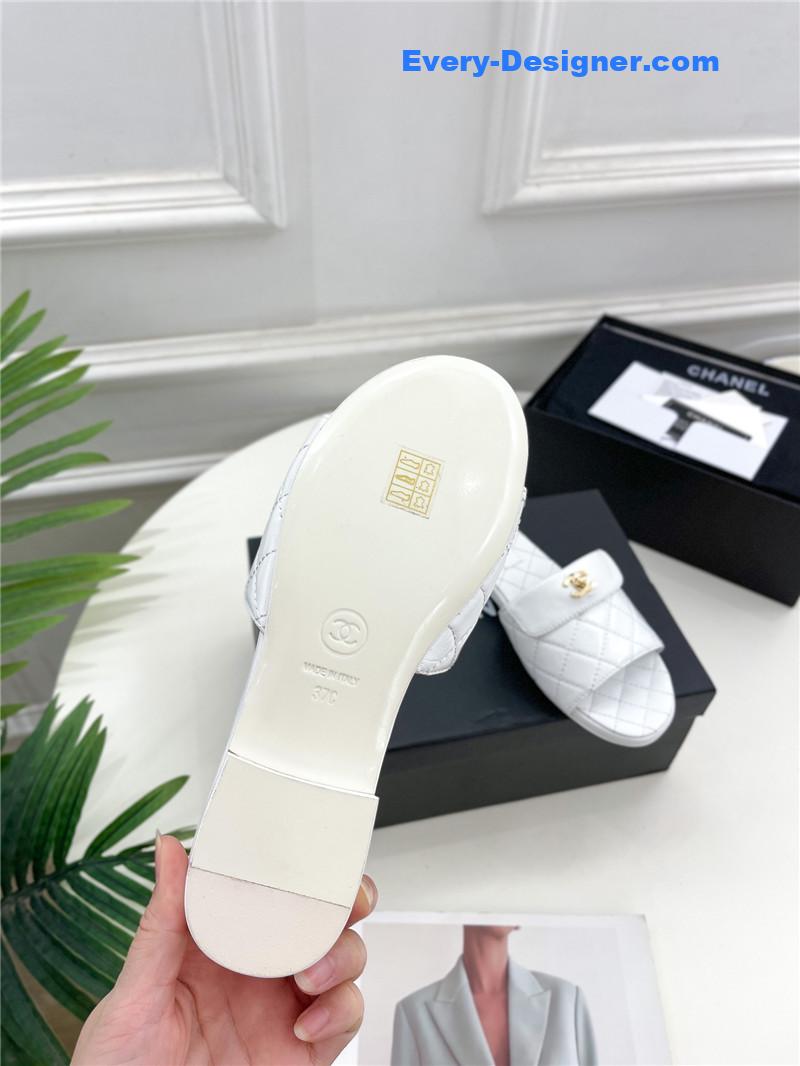 CC counter classic double C buckle slippers