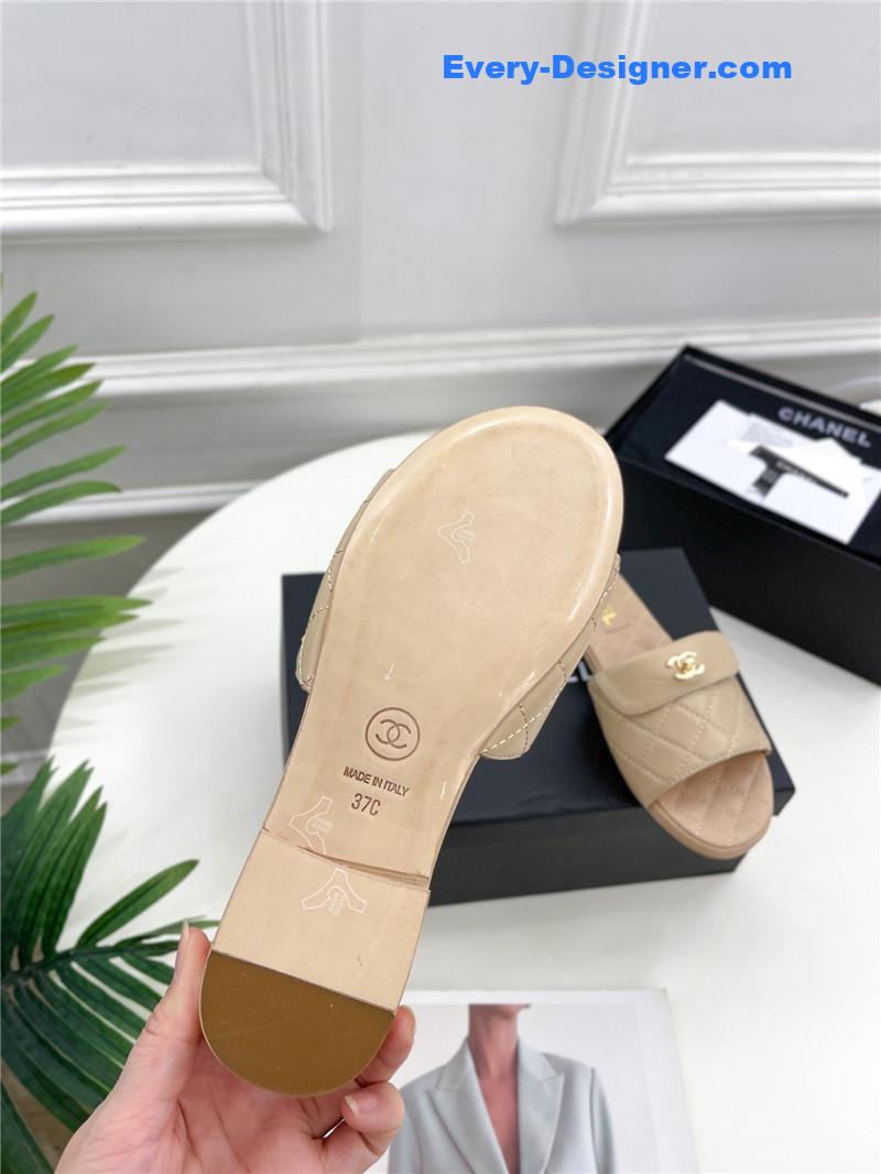 CC counter classic double C buckle slippers