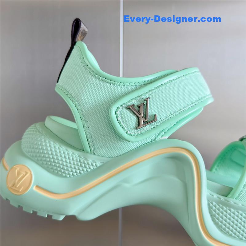 l0vis Vvtt0n lv velcro polka dot sandals