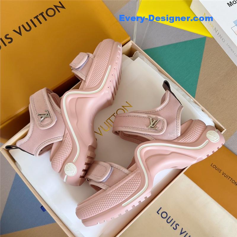 l0vis Vvtt0n lv velcro polka dot sandals