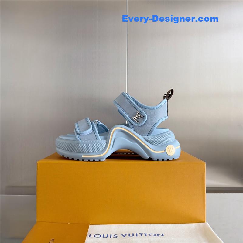 l0vis Vvtt0n lv velcro polka dot sandals