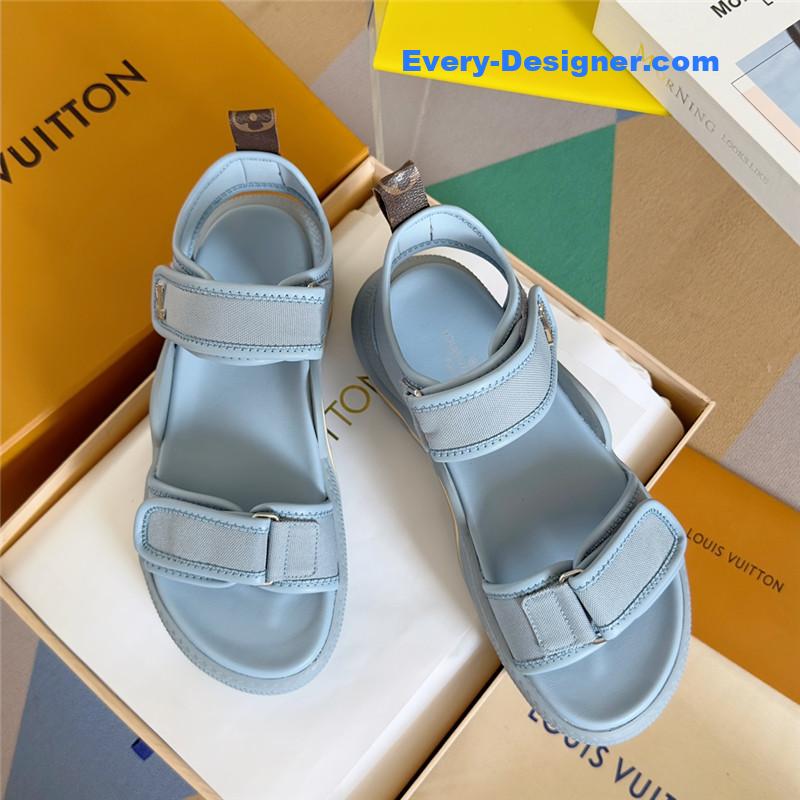 l0vis Vvtt0n lv velcro polka dot sandals