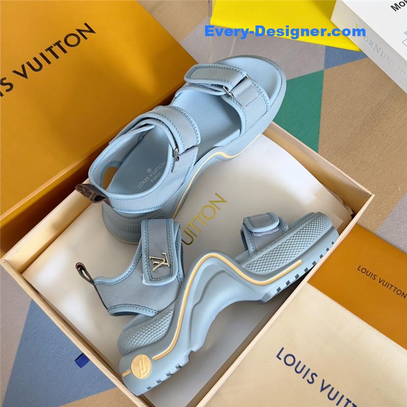 l0vis Vvtt0n lv velcro polka dot sandals