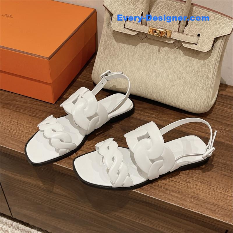 Hermes pig nose sandals