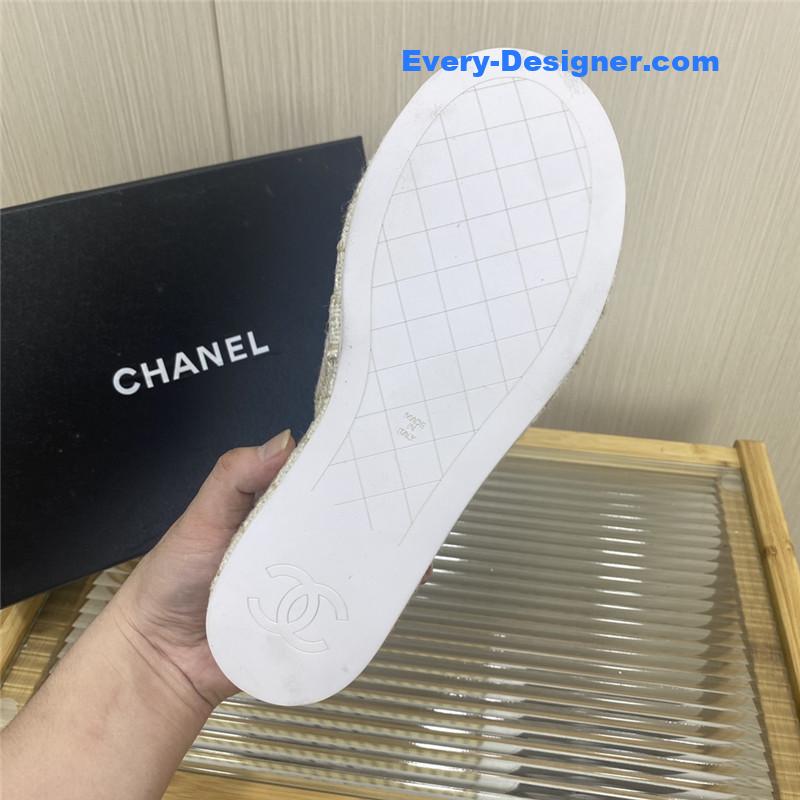 CC logo platform slippers