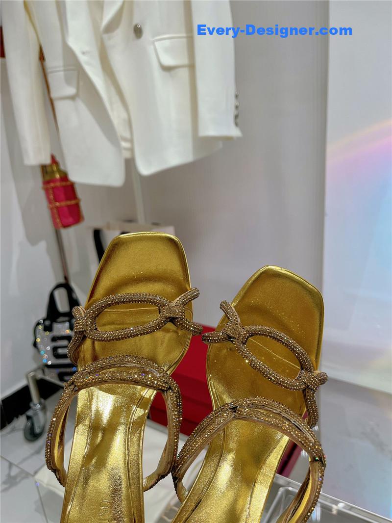 valentino rhinestone transparent heel sandals