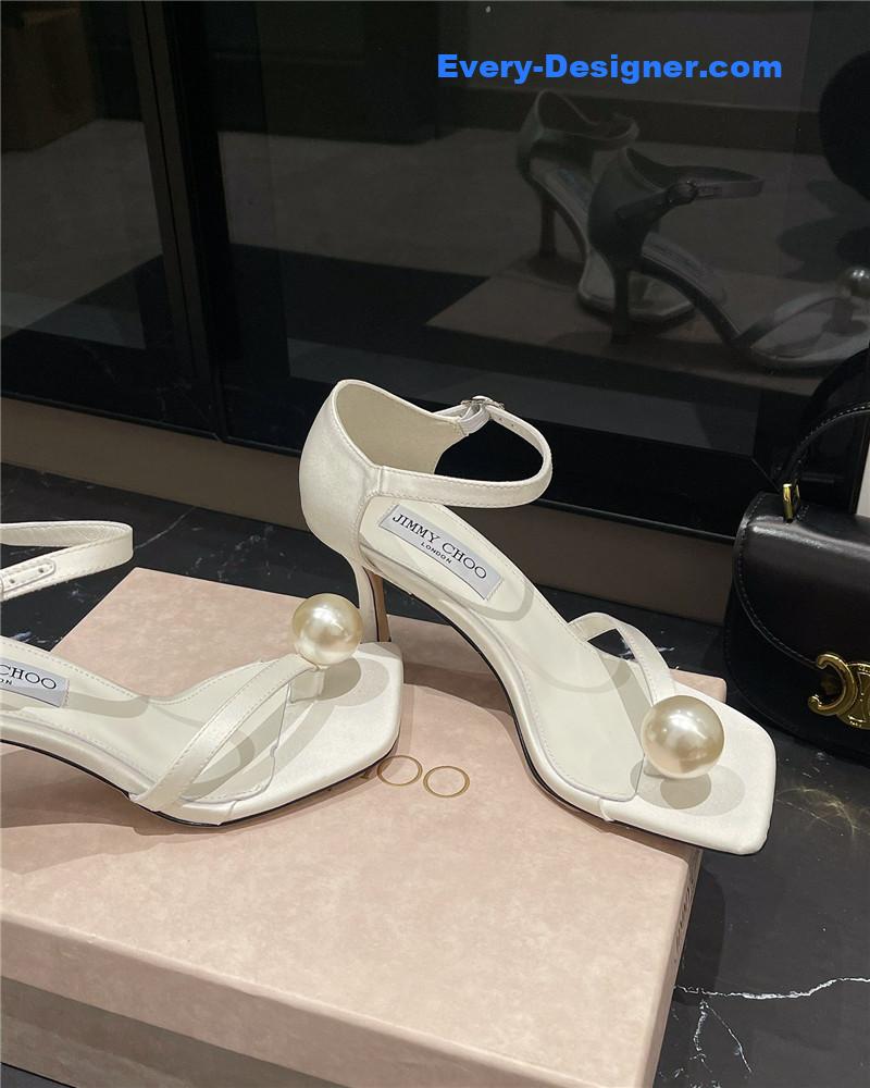 Jimmy Choo new rhinestone ball sandals