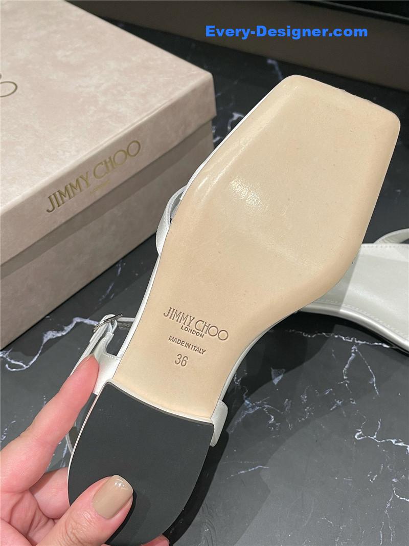 Jimmy Choo new rhinestone ball sandals