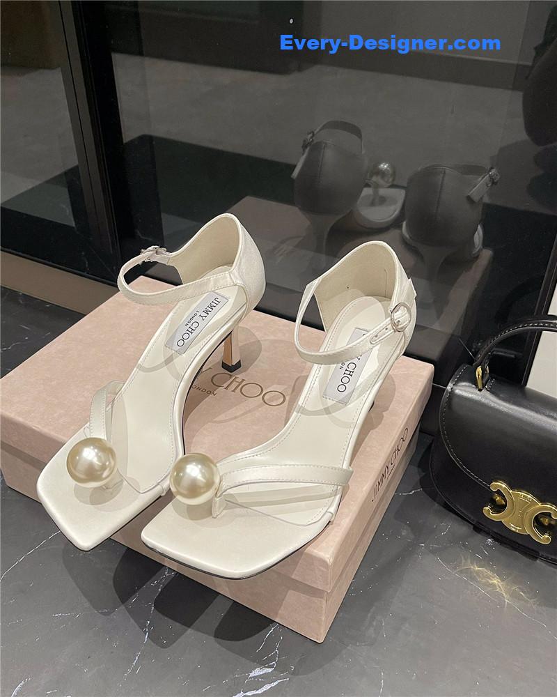 Jimmy Choo new rhinestone ball sandals