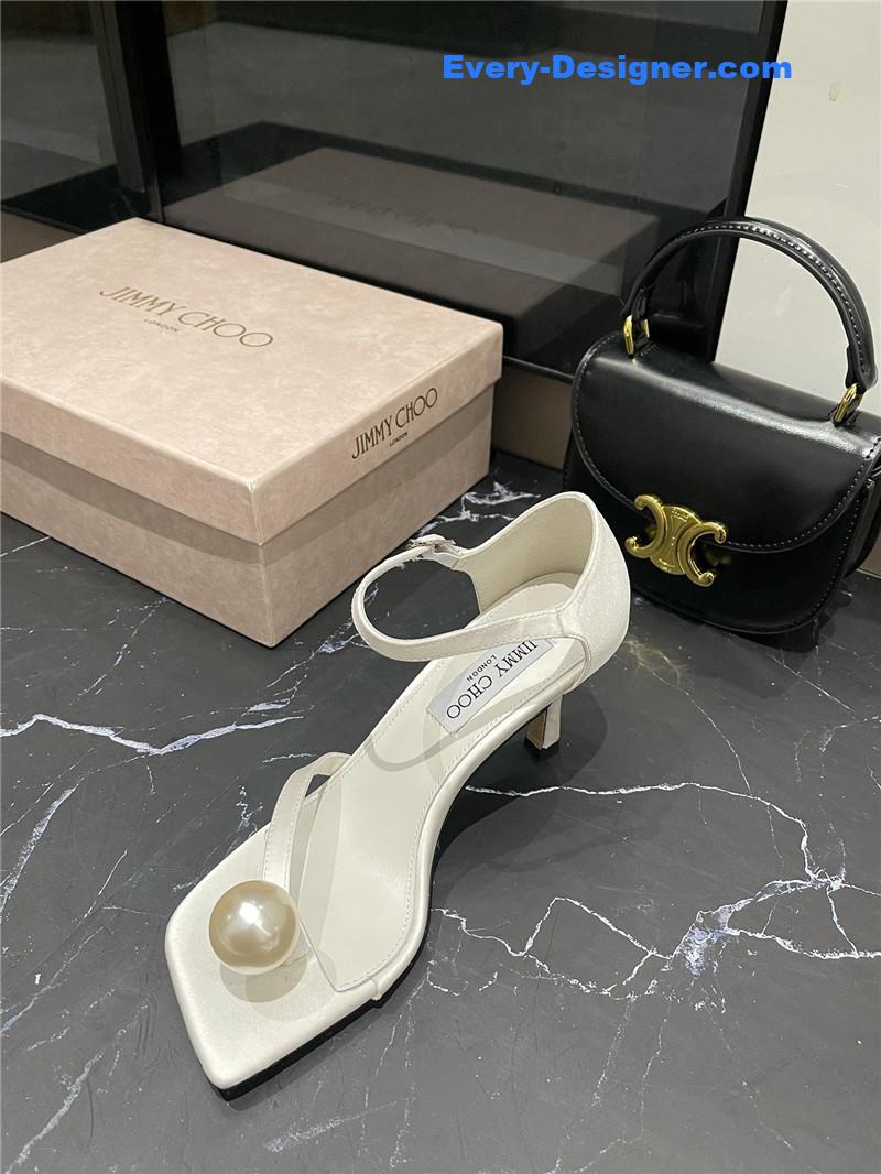 Jimmy Choo new rhinestone ball sandals