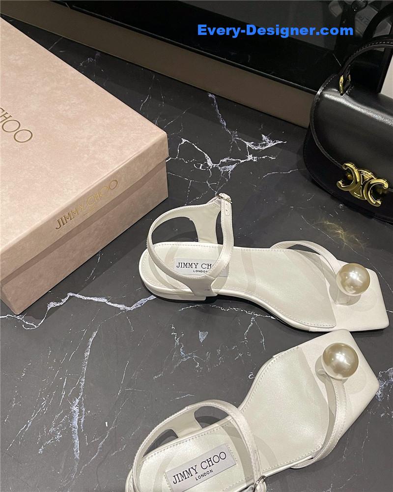 Jimmy Choo new rhinestone ball sandals