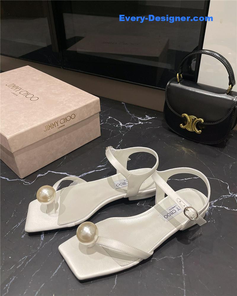 Jimmy Choo new rhinestone ball sandals