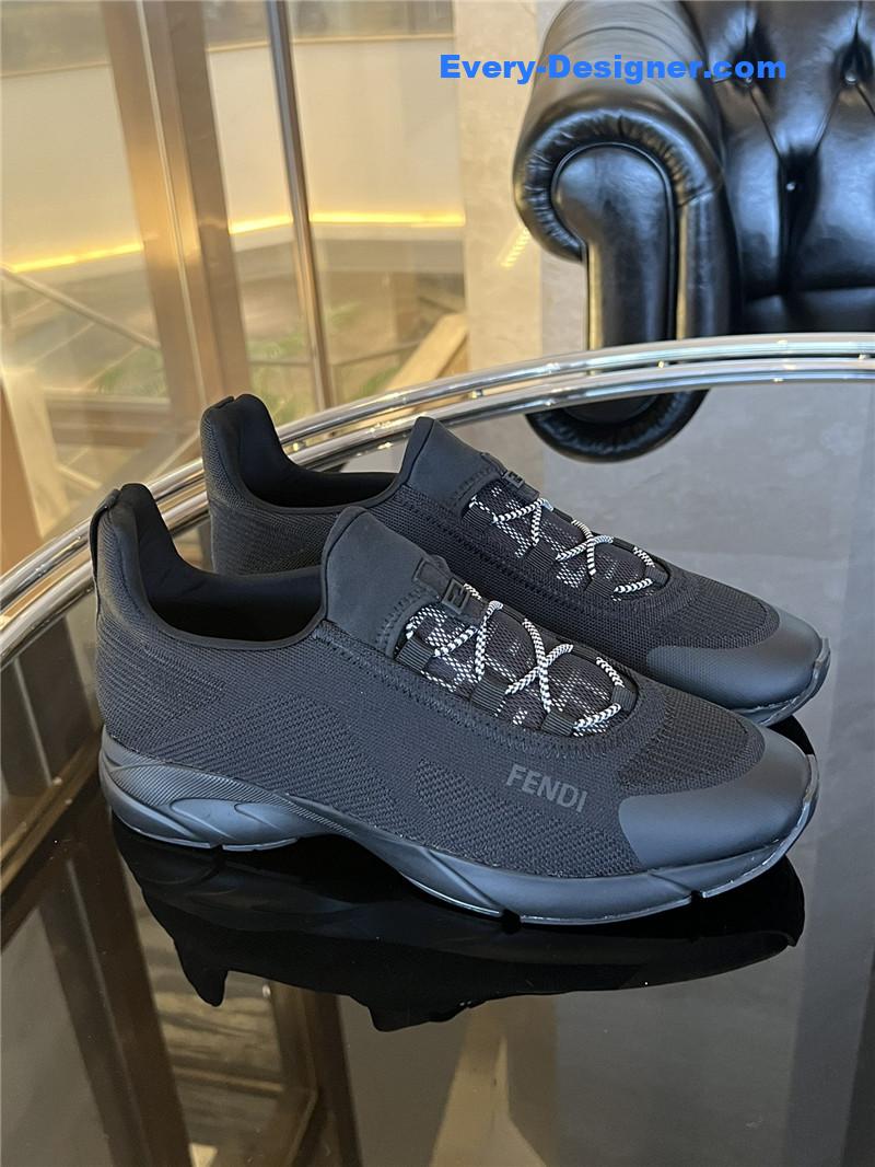 fendi slip on sneakers