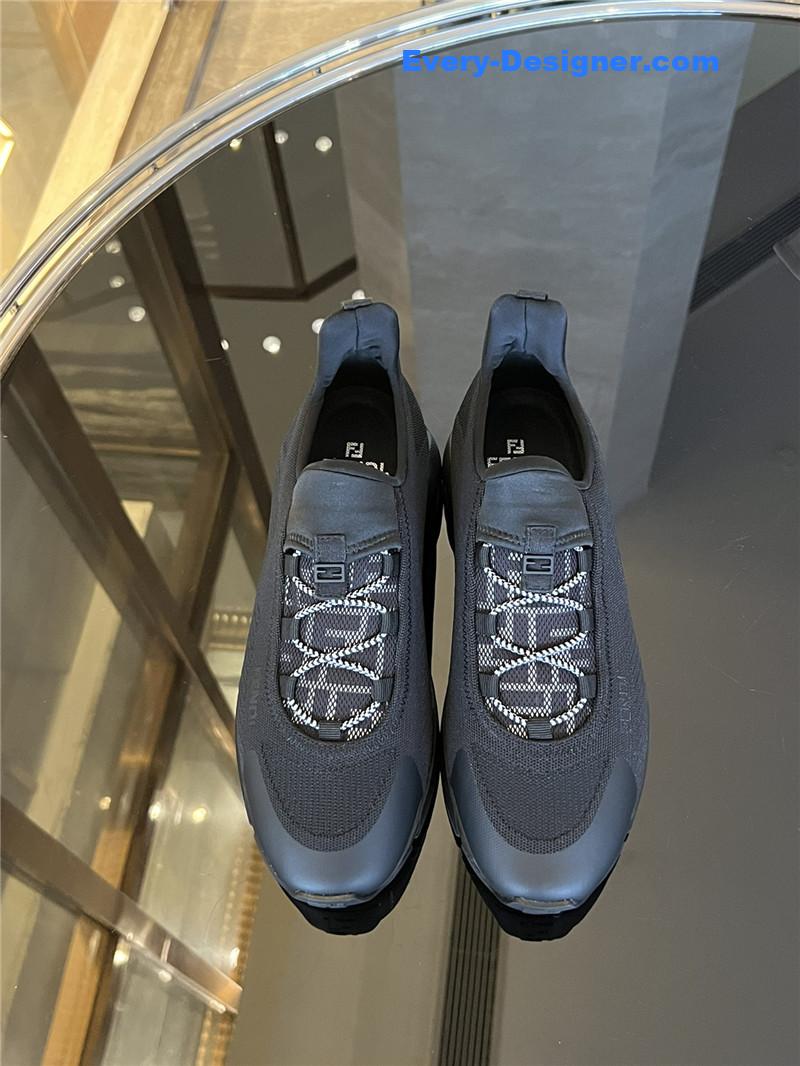 fendi slip on sneakers