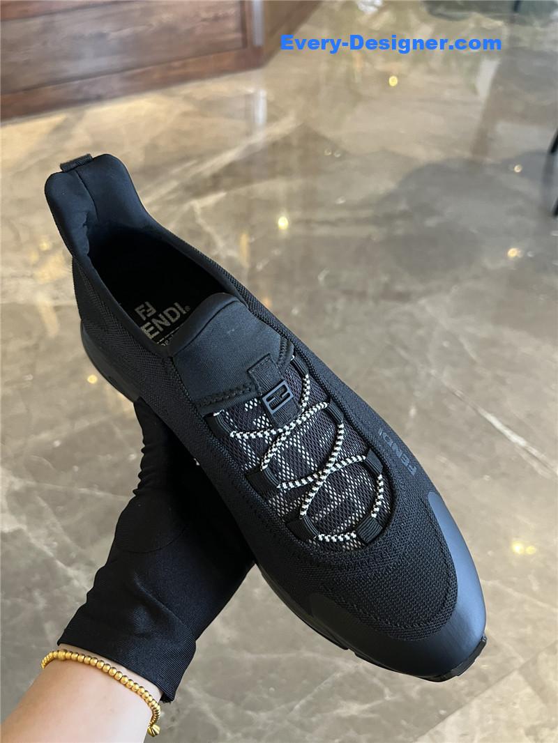fendi slip on sneakers