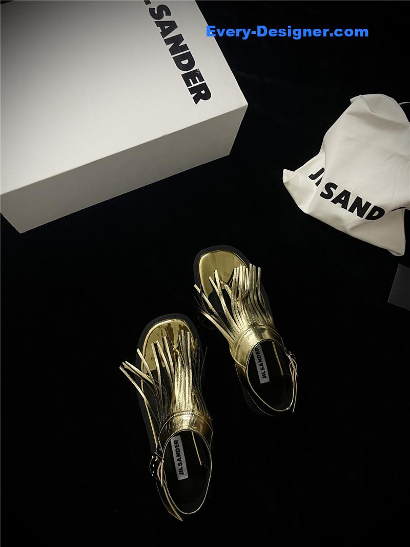 jil sander fashion tassel sandals