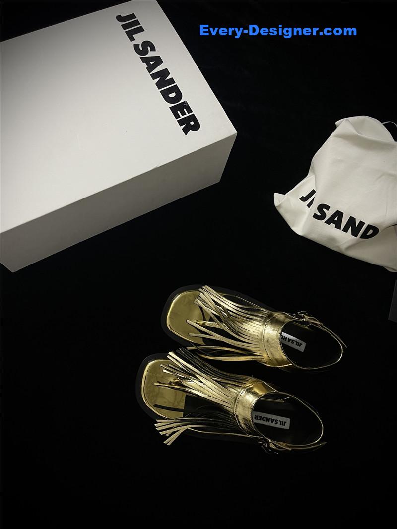 jil sander fashion tassel sandals
