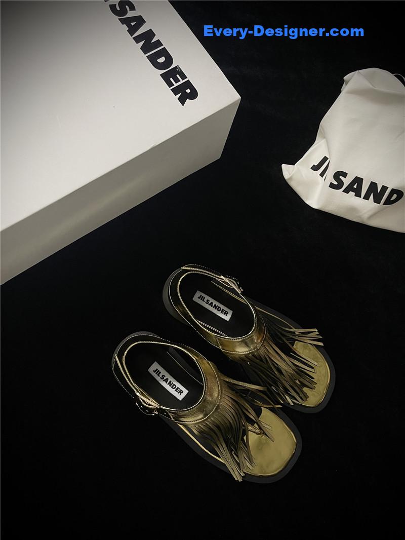 jil sander fashion tassel sandals