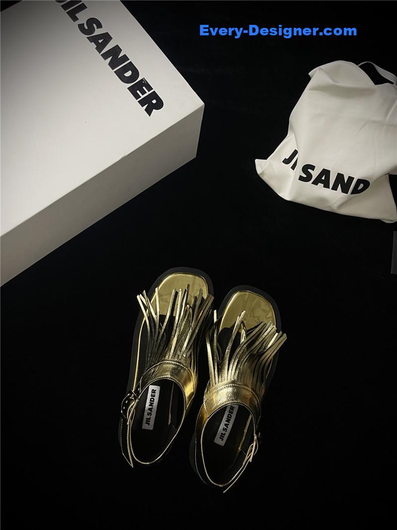 jil sander fashion tassel sandals