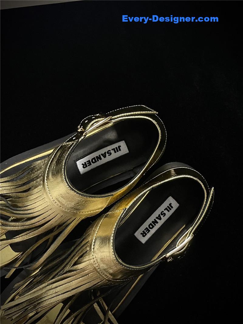 jil sander fashion tassel sandals