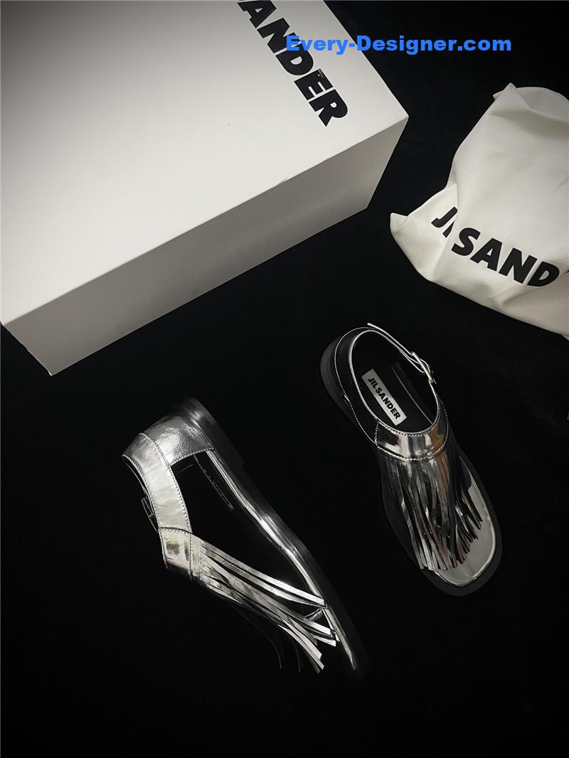 jil sander fashion tassel sandals