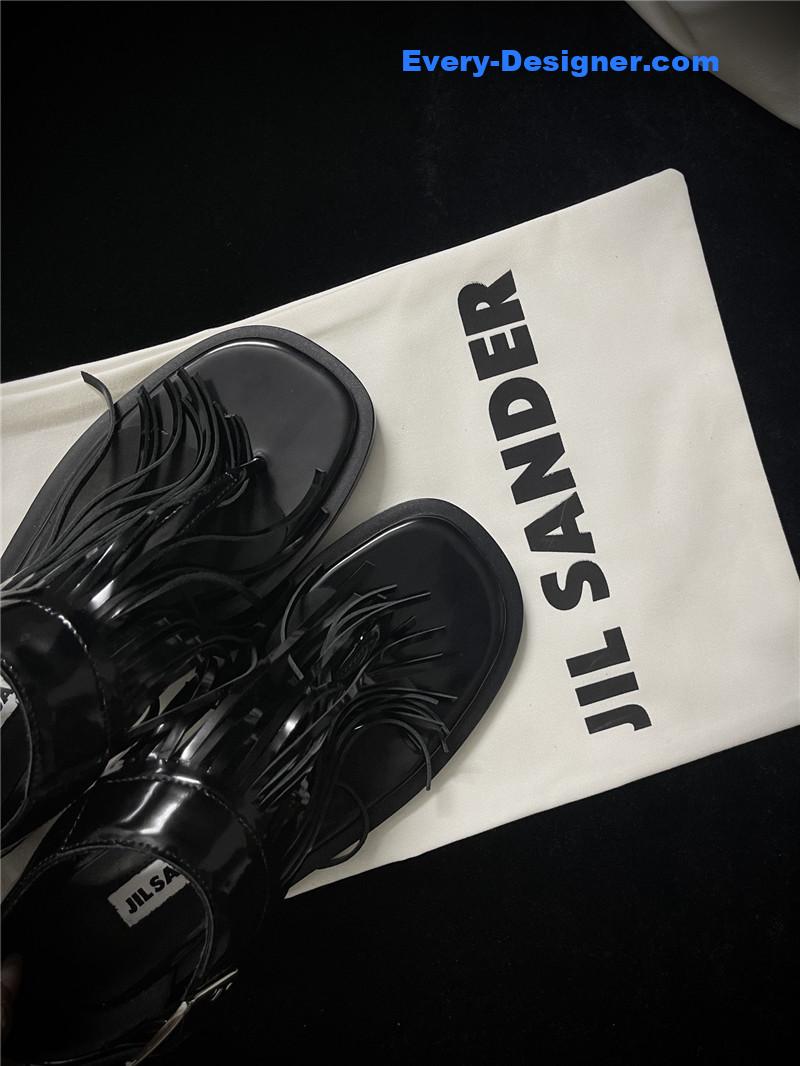 jil sander fashion tassel sandals