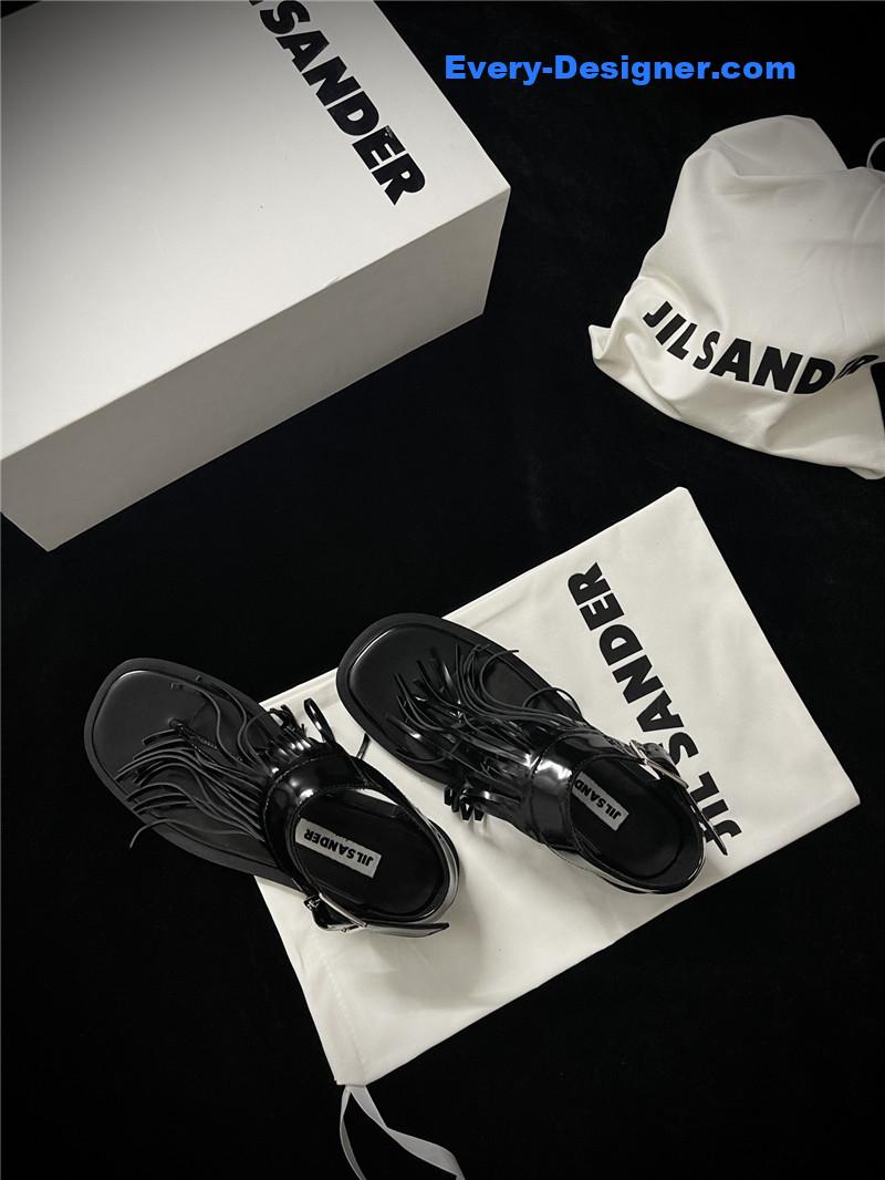 jil sander fashion tassel sandals