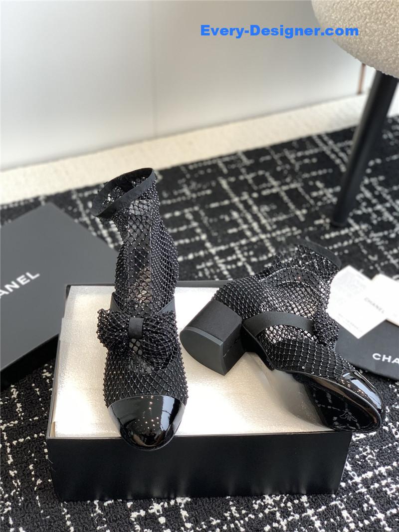 CC new Mary Jane mesh drill boots