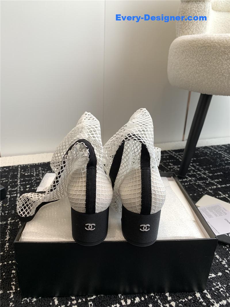 CC new Mary Jane mesh drill boots