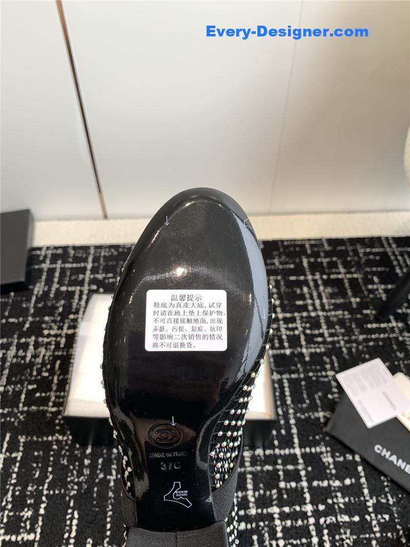 CC new Mary Jane mesh drill boots