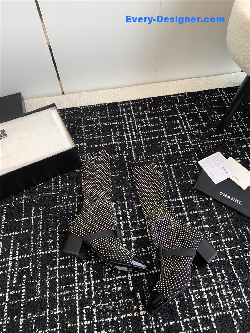 CC new Mary Jane mesh drill boots