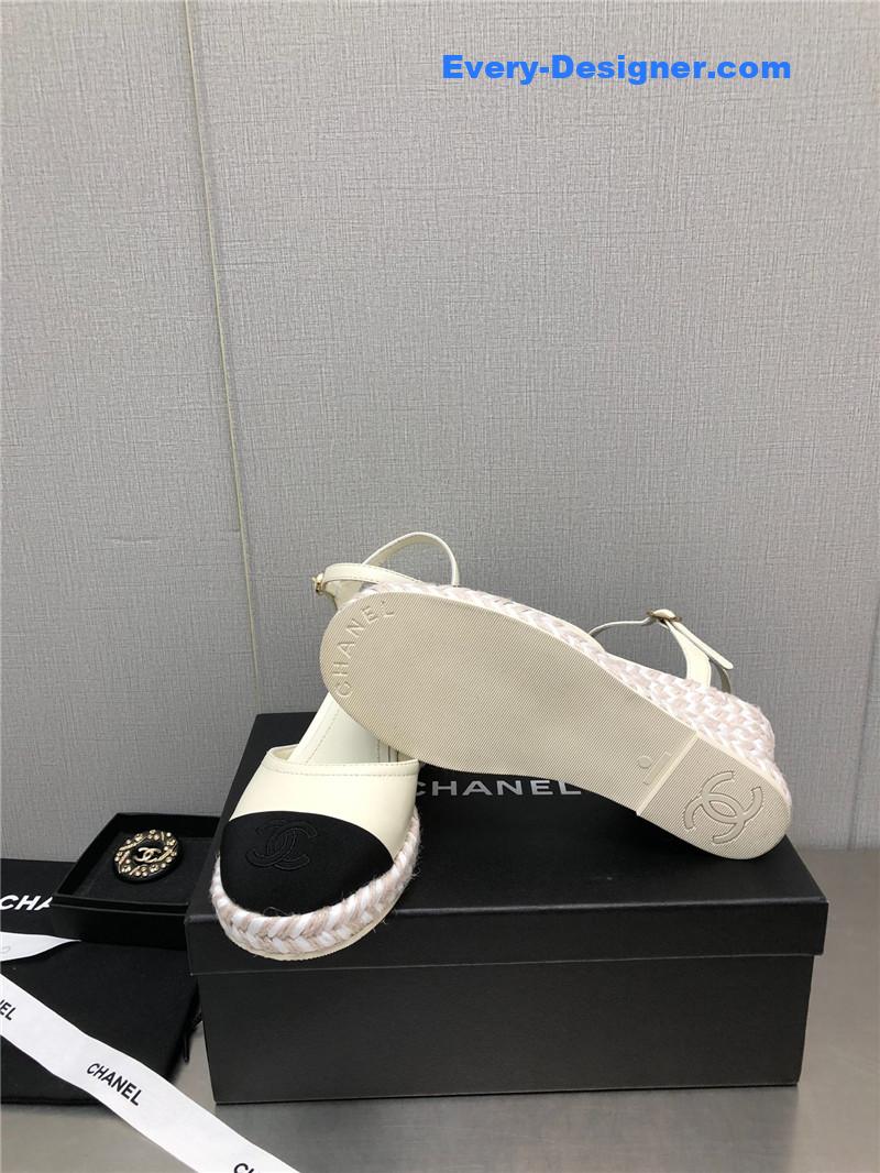 CC Mary Jane hollow wedge sandals