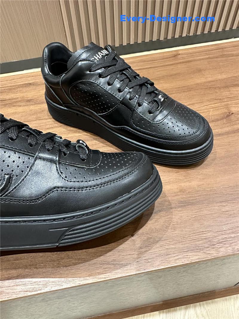 Chanel logo sneakers womens