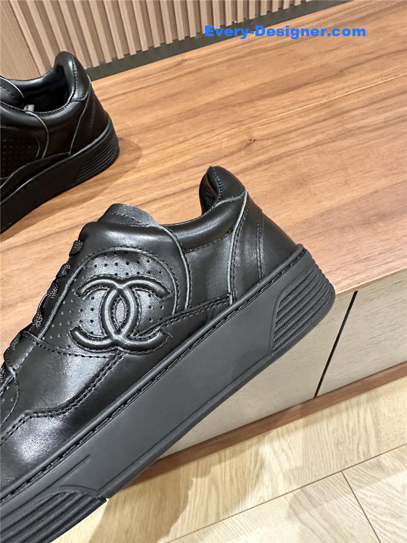 Chanel logo sneakers womens