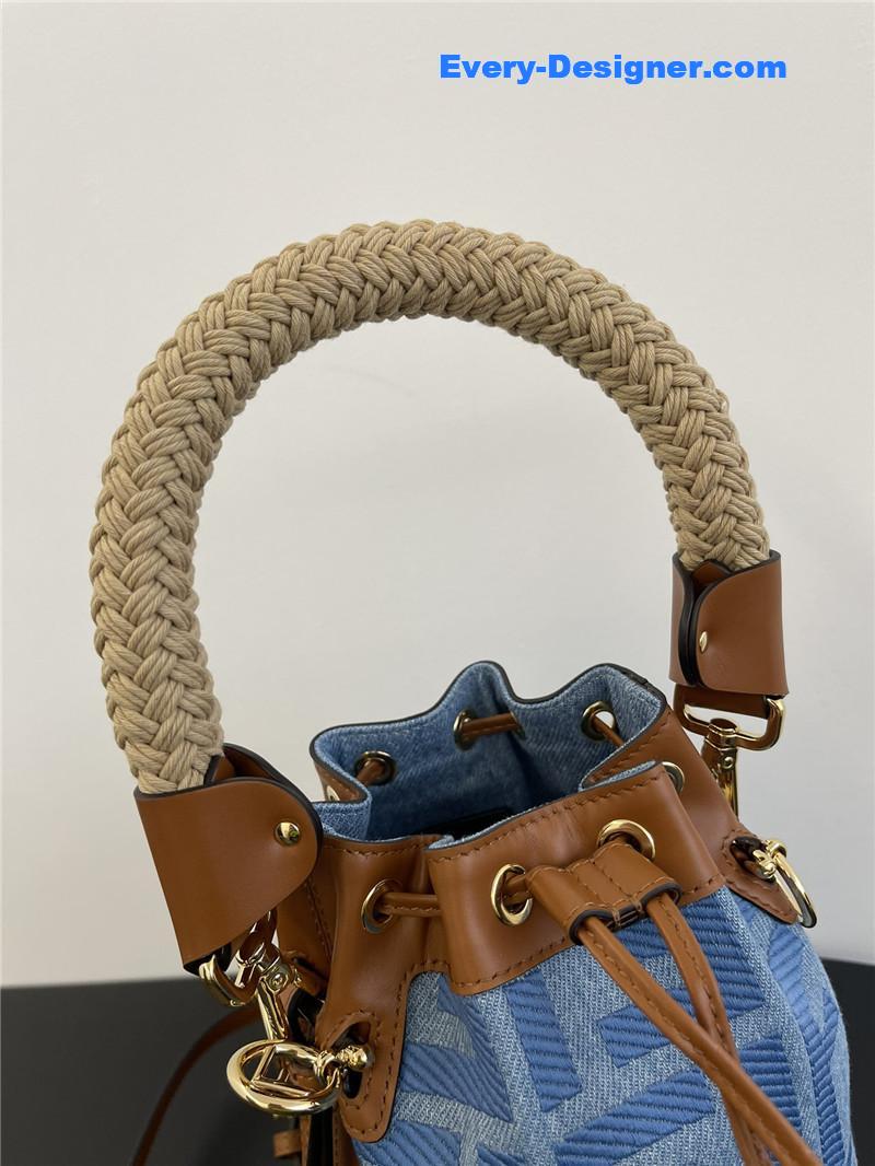 F**di denim bucket bag