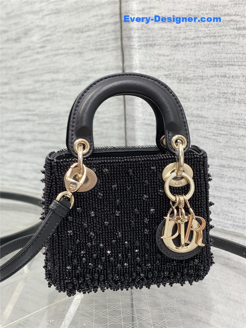 lady dior beads micro bag