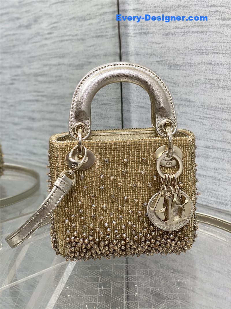 lady dior beads micro bag